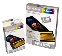Save money with the Sagem DSR400T photo paper triple-pack for PhotoEasy dye sublimation printers.