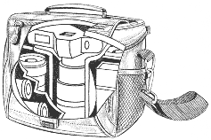 Olympus P-10 Carry Case Lowepro Nova 3 AW